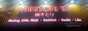 ホックモン初？の日本食屋『Yakitori13』がオープン ｜ サイゴンワーク